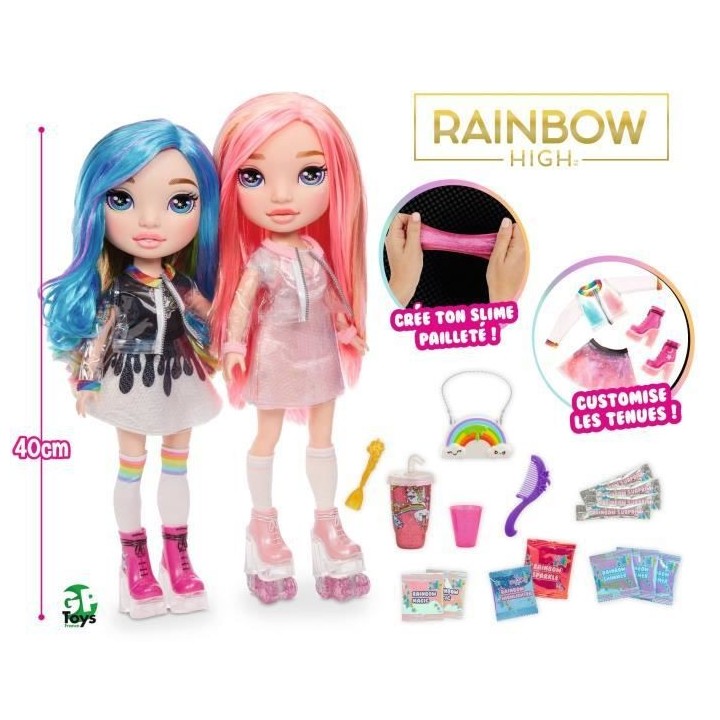 Rainbow High Large Doll - Poupée 40 cm a collectionner - Modele aléa