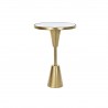 Table d'appoint DKD Home Decor Doré Métal Miroir 40,5 x 40,5 x 60 cm