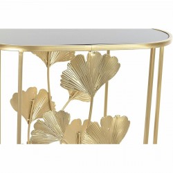 Set de 2 Tables Gigognes DKD Home Decor Doré Métal Verre 61 x 35 x 60 cm