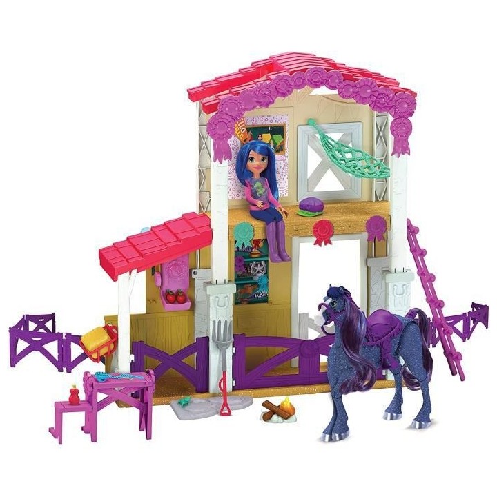 Winners Stable, Coffret Ecurie, 33 pieces, Contient Ecurie, Cheval art