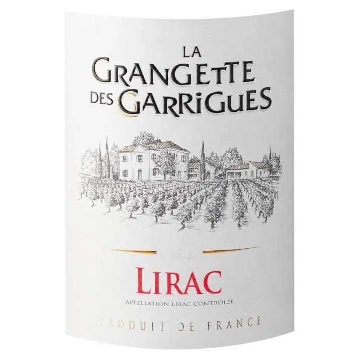 La Grangette des Garrigues 2019 Lirac - Vin rouge de la Vallée du Rh