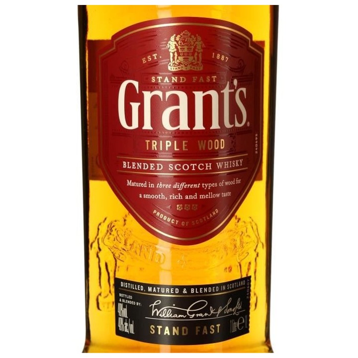Grant's - Coffret Whisky + Verre - 40,0% Vol. - 100cl