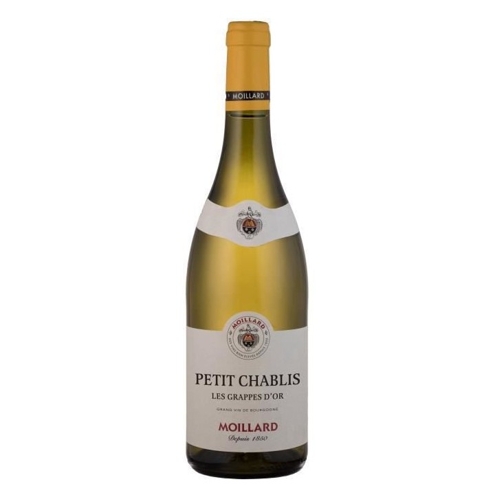 Moillard Grappes d'Or 2020 Petit Chablis - Vin blanc de Bourgogne