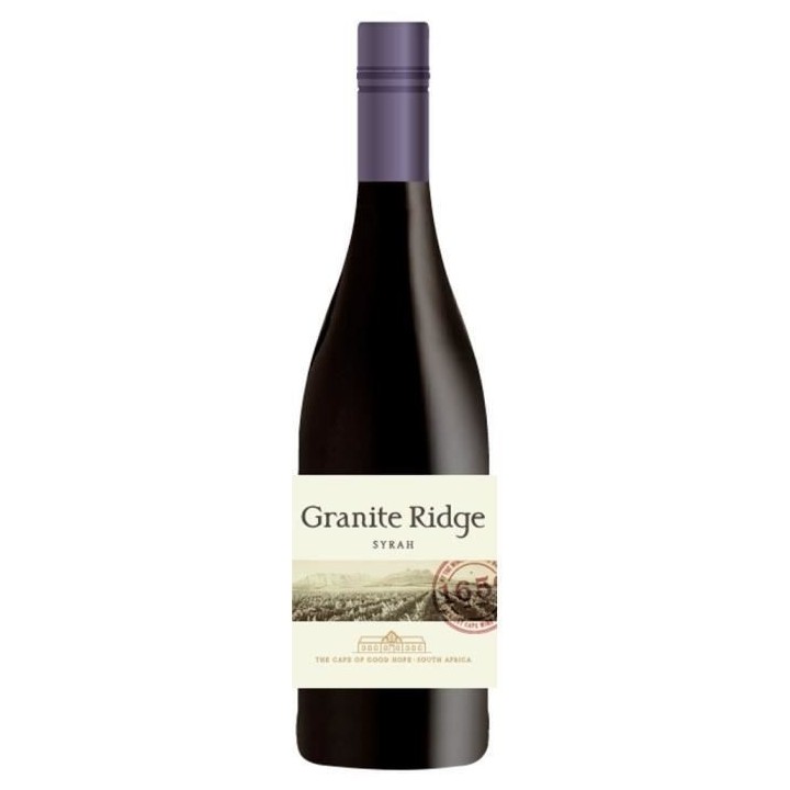 Granite Ridge 2014 Syrah - Vin rouge d'Afrique du Sud