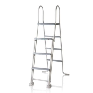 GRE - Échelle de sécurité grise pour piscine de hauteur 1,20m ou 1,