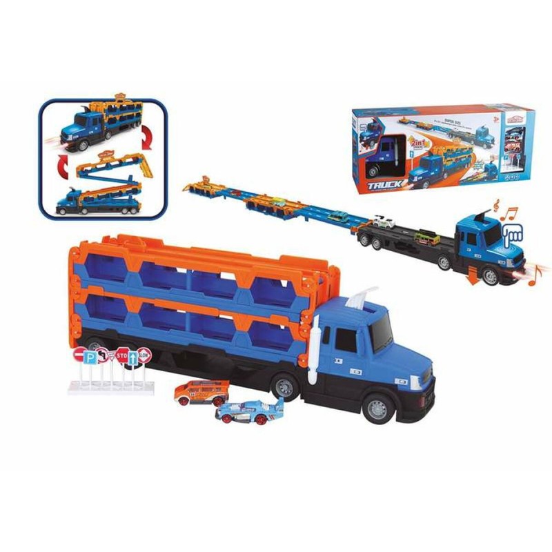 Camion Autotransporteur 2 voitures 22 x 12 x 51 cm