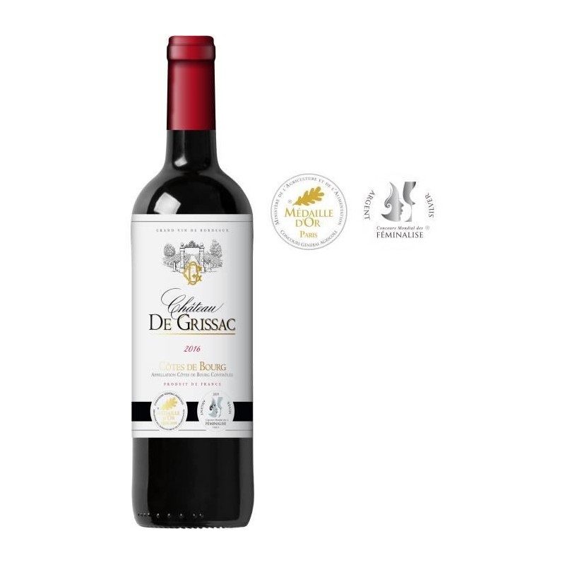 Château de Grissac 2018 Côtes de Bourg - Vin rouge de Bordeaux