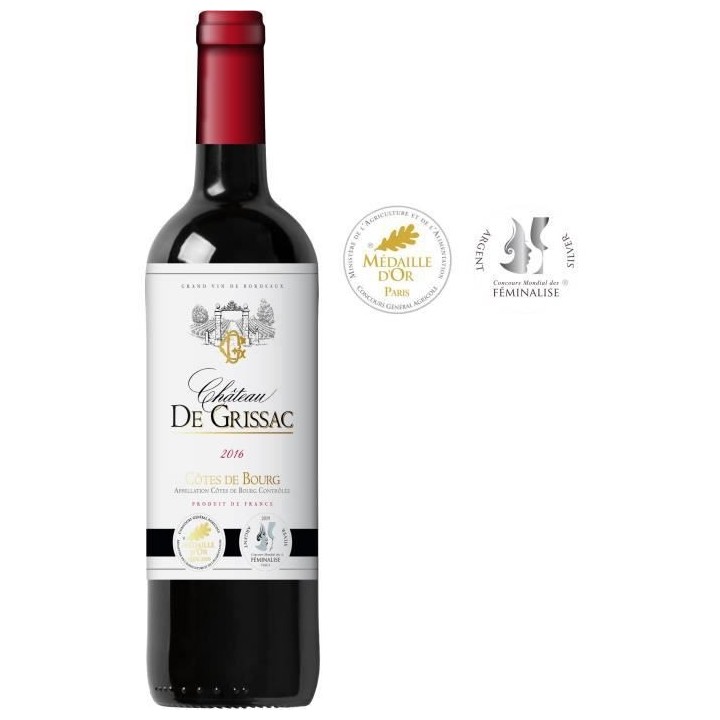 Château de Grissac 2018 Côtes de Bourg - Vin rouge de Bordeaux