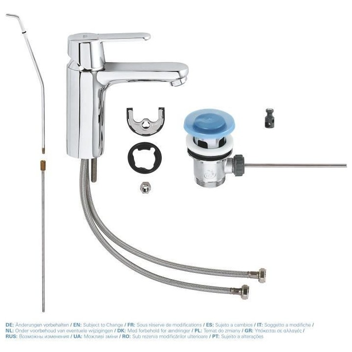 Mitigeur lavabo taille M chromé GET - GROHE - 23454000