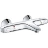 GROHE Mitigeur mural thermostatique Bain/Douche ½ Grohtherm 1000 34155003 - Limiteur de température - Economie d'eau - Chrome