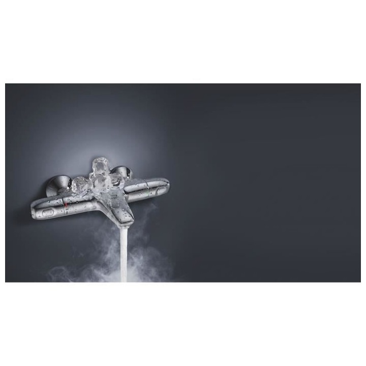 GROHE Mitigeur mural thermostatique Bain/Douche ½ Grohtherm 1000 3415