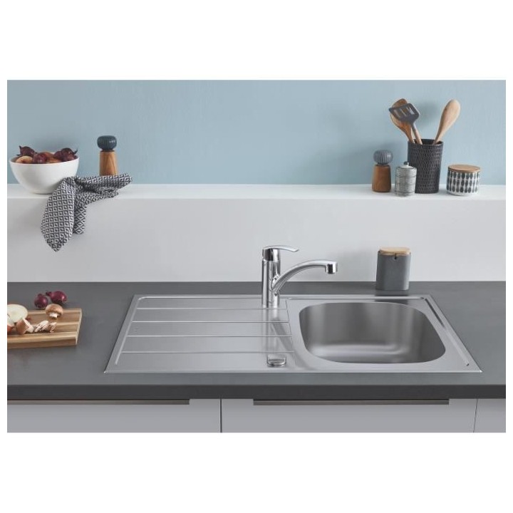 GROHE Mitigeur Évier Start, Bec Bas, Chromé, 31138001