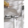 GROHE Mitigeur thermostatique Bain / Douche Precision Trend, protection anti-brûlure, raccord fileté 1/2, chromé, 34227002