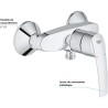 GROHE Mitigeur monocommande Douche Start, Chromé, 23205001