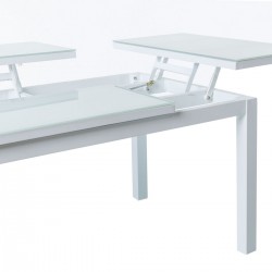 Table de Salle à Manger Agnes 100 x 60 x 48,5 cm Aluminium