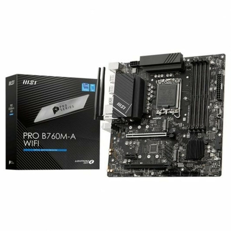 Carte Mère MSI MB PRO B760M-A WIFI LGA 1700 Intel Intel B760