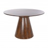 Table de Salle à Manger DKD Home Decor Brun foncé Bois de manguier 120 x 120 x 76 cm