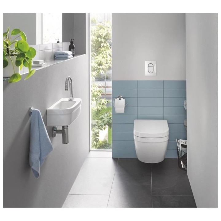 GROHE cuvette WC suspendue compact Euro ceramic, sans bride, caréné,