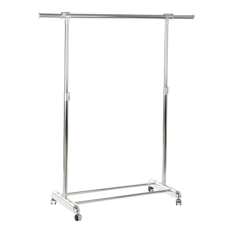 Porte-manteau à Roulettes DKD Home Decor 8424001835270 Multicouleur Argenté Métal polypropylène Chrome 86 x 44 x 137 cm