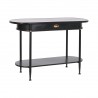 Table d'appoint DKD Home Decor Noir Métal 120 x 41 x 75 cm