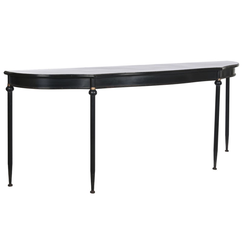 Table d'appoint DKD Home Decor Noir Métal 196 x 45 x 80 cm