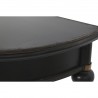 Table d'appoint DKD Home Decor Noir Métal 196 x 45 x 80 cm