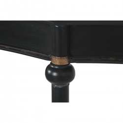 Table d'appoint DKD Home Decor Noir Métal 196 x 45 x 80 cm