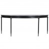 Table d'appoint DKD Home Decor Noir Métal 196 x 45 x 80 cm