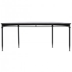 Table d'appoint DKD Home Decor Noir Métal 196 x 45 x 80 cm