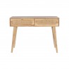 Table d'appoint DKD Home Decor Naturel Métal Bois d'hévéa 100 x 30 x 78 cm