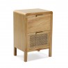 Commode Versa Bois Rotin Bois de paulownia Bois MDF 30 x 60 x 40 cm