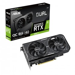 Carte Graphique Asus DUAL-RTX3060TI-O8GD6X 8 GB GDDR6X 8 GB RAM GeForce RTX 3060 Ti