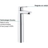 GROHE Mitigeur monocommande Lavabo Taille XL Start Edge Chromé 23777000