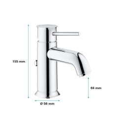 GROHE Mitigeur monocommande Lavabo Taille S Start Classic Chromé 23782000