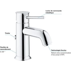 GROHE Mitigeur monocommande Lavabo Taille S Start Classic Chromé 23782000