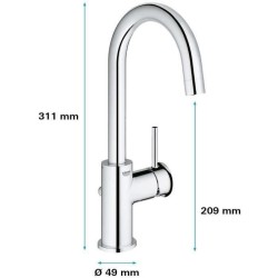 GROHE - Mitigeur monocommande Lavabo - Taille L