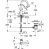 GROHE - Mitigeur monocommande Lavabo - Taille L