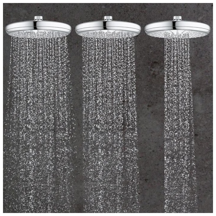 GROHE Douche de tete Vitalio Start 210, 1 jet, tete de douche ronde 21