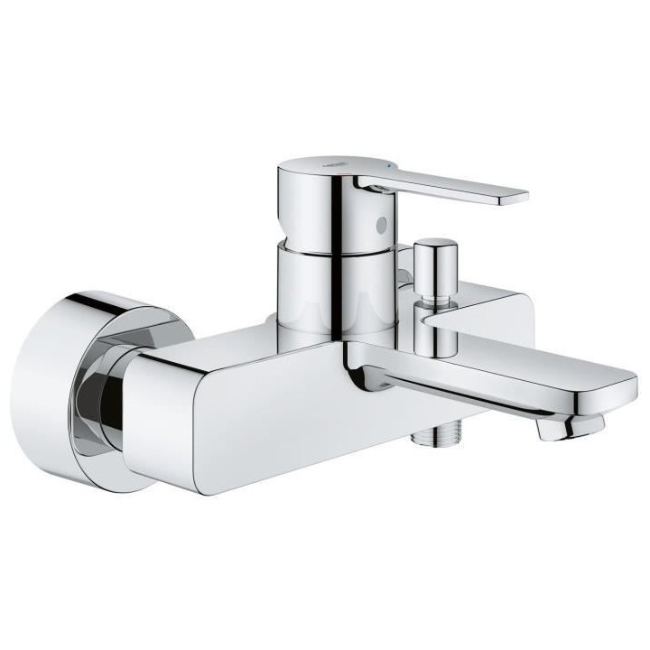 GROHE Mitigeur bain/douche mural Lineare 33849001 - Limiteur de tempé