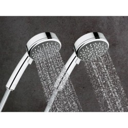 GROHE Pommeau de douche Vitalio Comfort 100, 2 jets, douchette diametre 100mm, technologie anti-brulûre et a économie d'eau 26