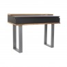 Console DKD Home Decor 115 x 40 x 80 cm Noir Bois Marron Gris foncé Bois de manguier