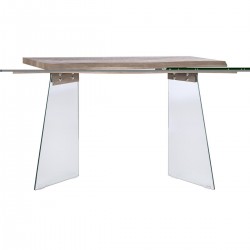 Console DKD Home Decor Verre Bois MDF (120 x 40 x 76 cm)