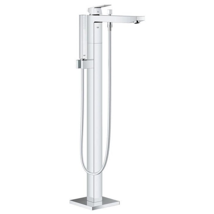 GROHE Mitigeur bain/douche Eurocube - Montage au sol - Limiteur de tem