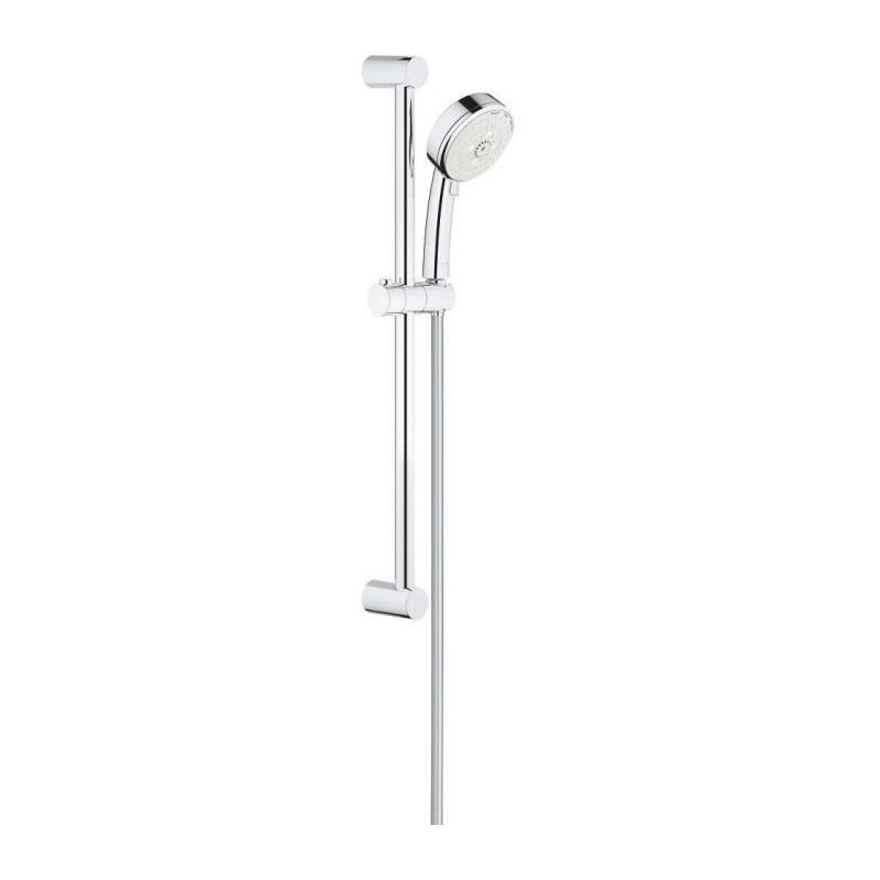 GROHE Ensemble de douche 3 jets Tempesta Cosmopolitan 100 27579002 - Barre de douche 60 cm -Limiteur de débit -Anti-calcaire -C