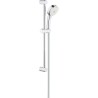 GROHE Ensemble de douche 3 jets Tempesta Cosmopolitan 100 27579002 - Barre de douche 60 cm -Limiteur de débit -Anti-calcaire -C