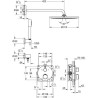 GROHE Ensemble de douche 2 jets Cosmopolitan 310 Grohtherm 34731000- Commande encastrée-Economie d'eau-Anti-calcaire-Chrome