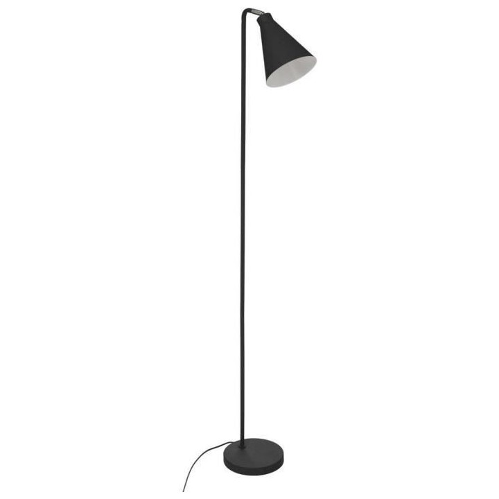 Lampadaire droit Noir H 150 cm