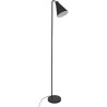 Lampadaire droit Noir H 150 cm