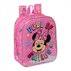 Cartable Minnie Mouse Lucky Rose 22 x 27 x 10 cm