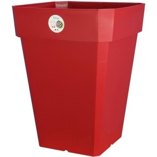 RIVIERA Pot de fleurs carré Soleilla en plastique - 49 x 49 x H 50 cm
